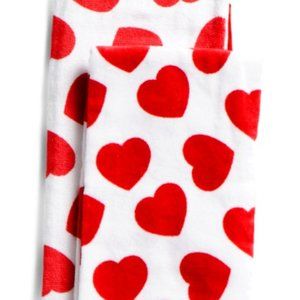 Hearts hand towel set Cynthia Rowley BNWT set of two